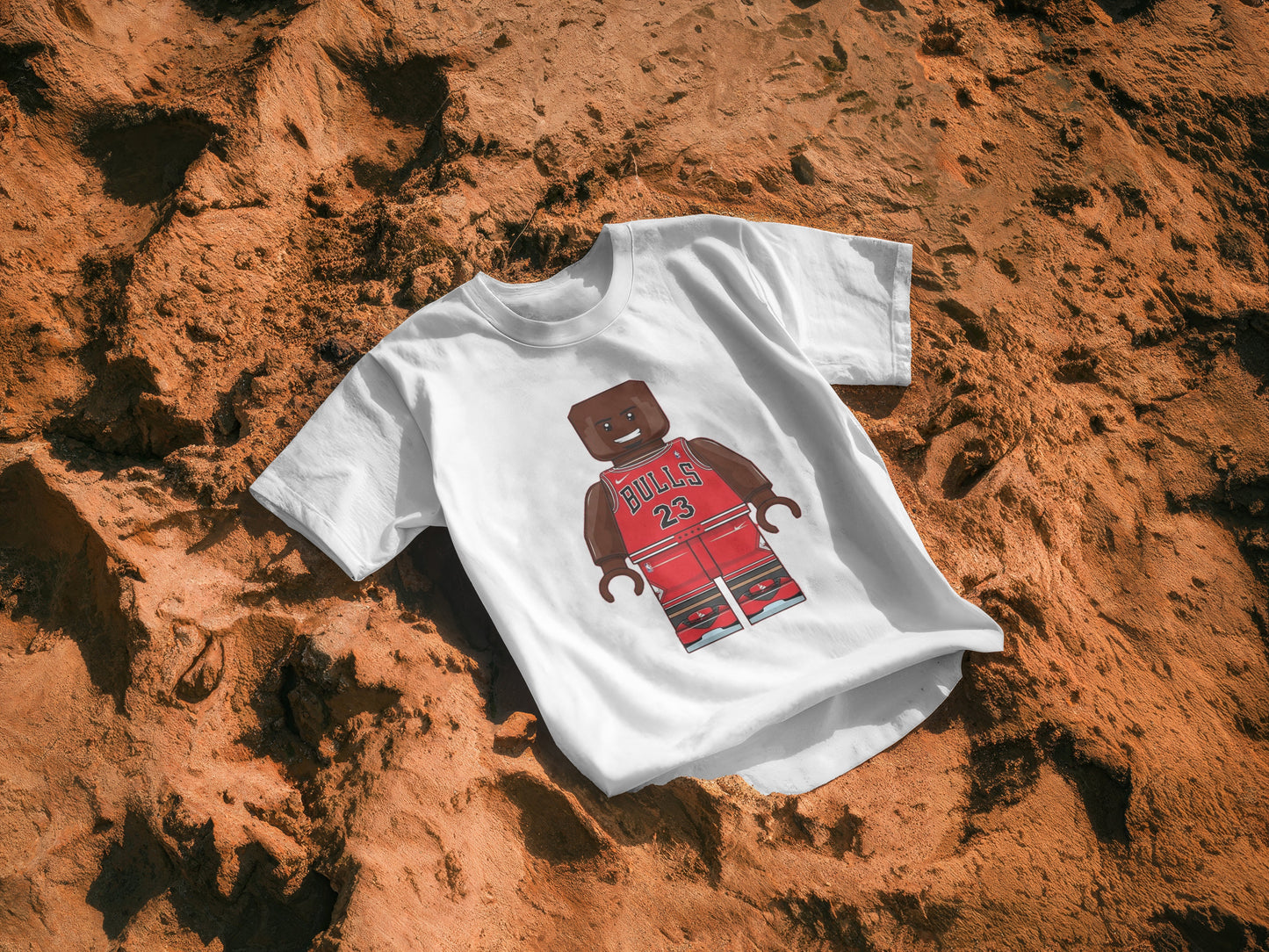 Chicago Bulls #23 Jordan Lego Mini-Figure Graphic Tee