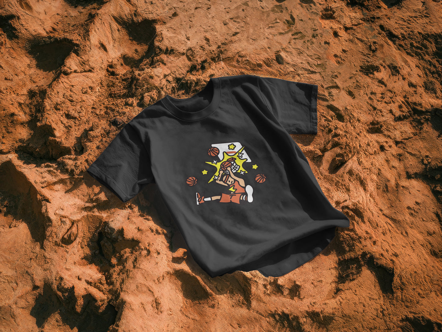 Slam Star Cartoon Dunk Tee