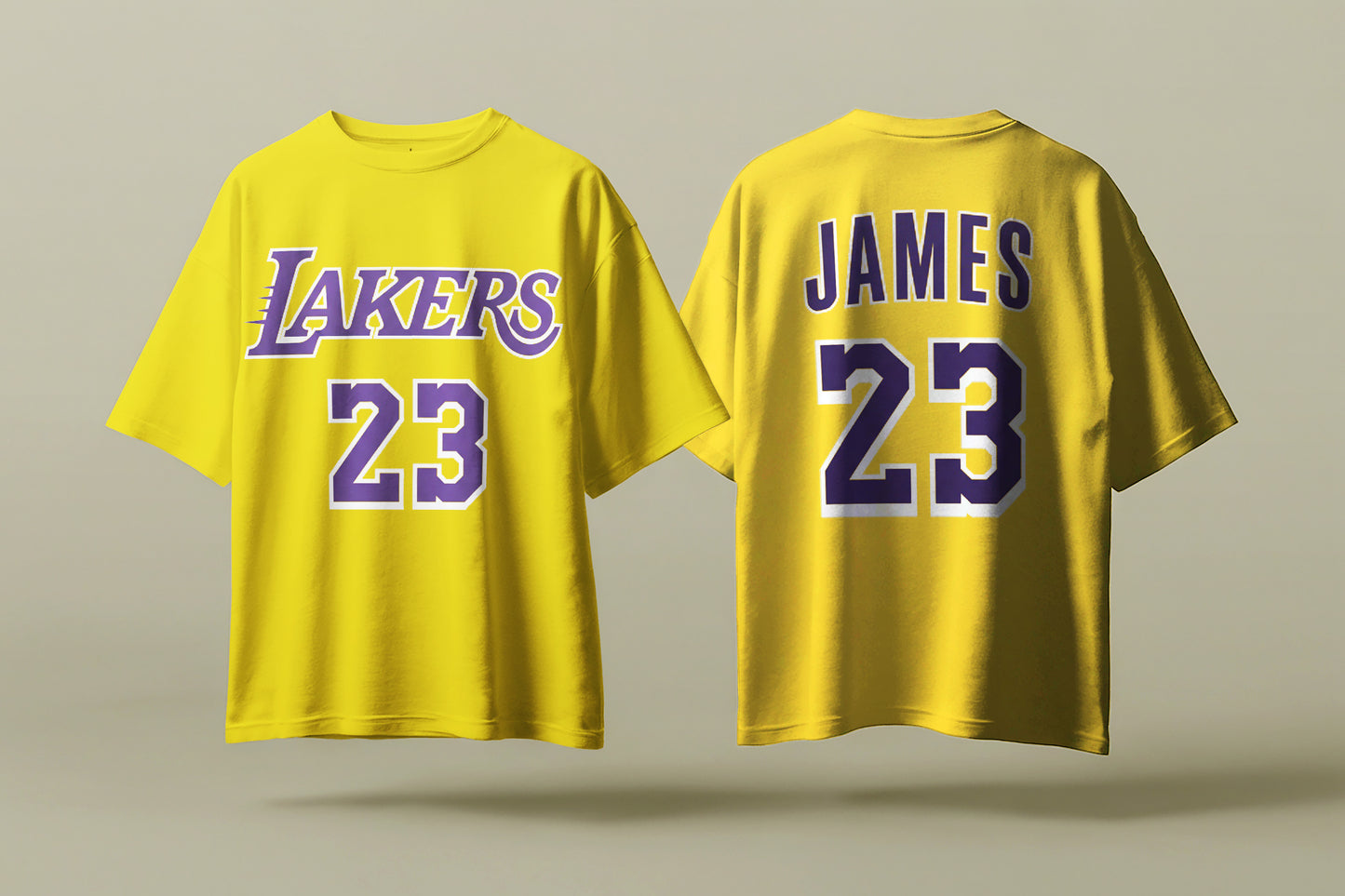 Los Angeles Lakers Lebron James NBA T-Shirt 'Yellow'